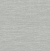 Malin Faux Grasscloth Wallpaper by York Wallcoverings features a light gray woven fabric texture with a subtle horizontal and vertical thread pattern, creating a soft, uniform appearance ideal for adding sophisticated style to walls.