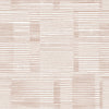 The Callaway Woven Stripes Wallpaper by York Wallcoverings features a beige and off-white pattern with horizontal and vertical stripes of varying thickness, forming rectangles in a textured, grid-like abstract design.