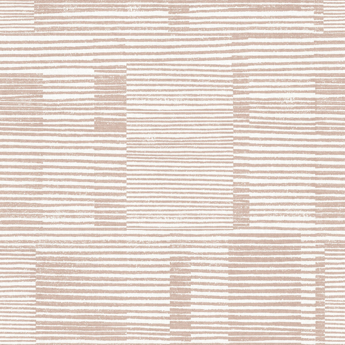 The Callaway Woven Stripes Wallpaper by York Wallcoverings features a beige and off-white pattern with horizontal and vertical stripes of varying thickness, forming rectangles in a textured, grid-like abstract design.