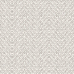 The Glynn Chevron Wallpaper by York Wallcoverings features a beige and white chevron pattern with repeating zigzag lines and a woven texture, creating a subtle and elegant geometric design.