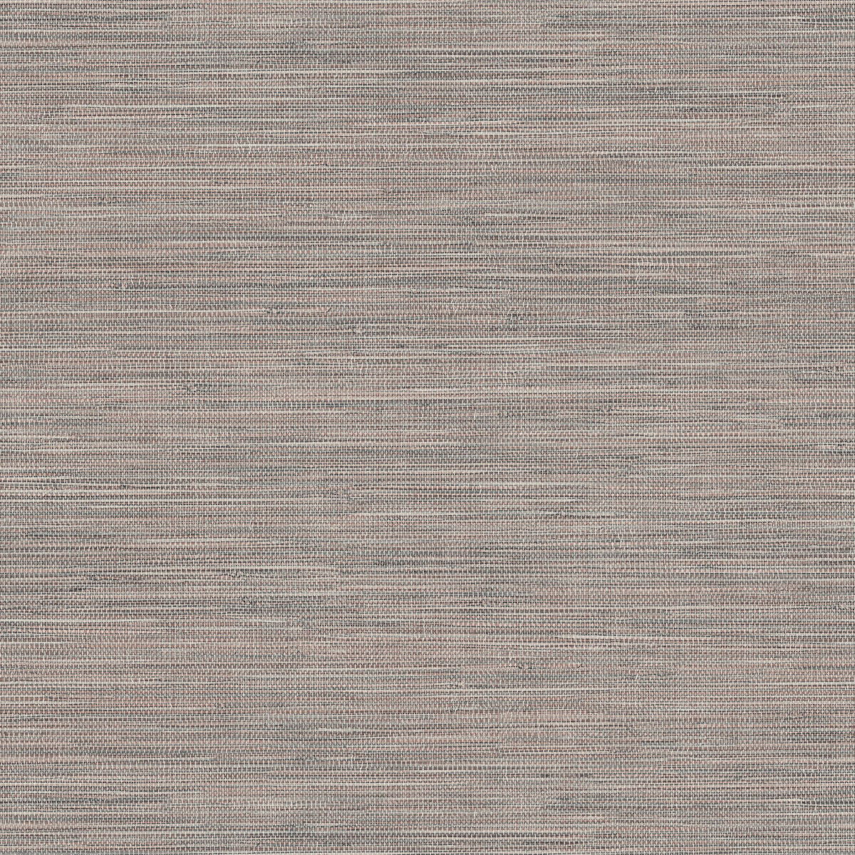 Winn Faux Grasscloth Wallpaper featuring a horizontal, textured weave pattern in muted shades of mauve and gray.