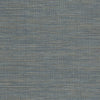 Blue-grey Winn Faux Grasscloth Wallpaper with a horizontal, woven texture.