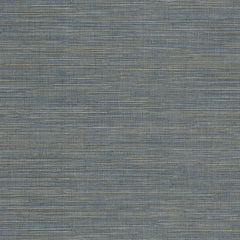 Blue-grey Winn Faux Grasscloth Wallpaper with a horizontal, woven texture.