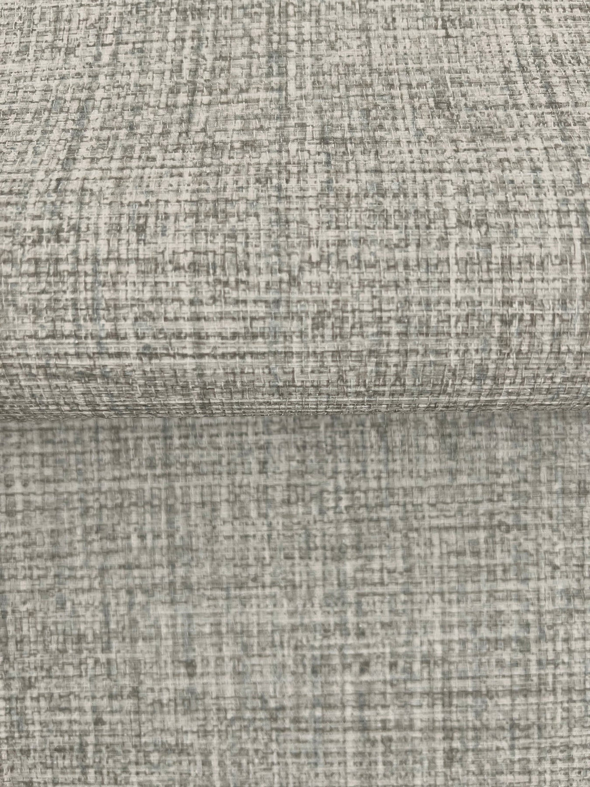 Clarkson Woven Wallpaper in gray with a textured, woven fabric appearance.