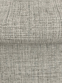 Clarkson Woven Wallpaper in gray with a textured, woven fabric appearance.