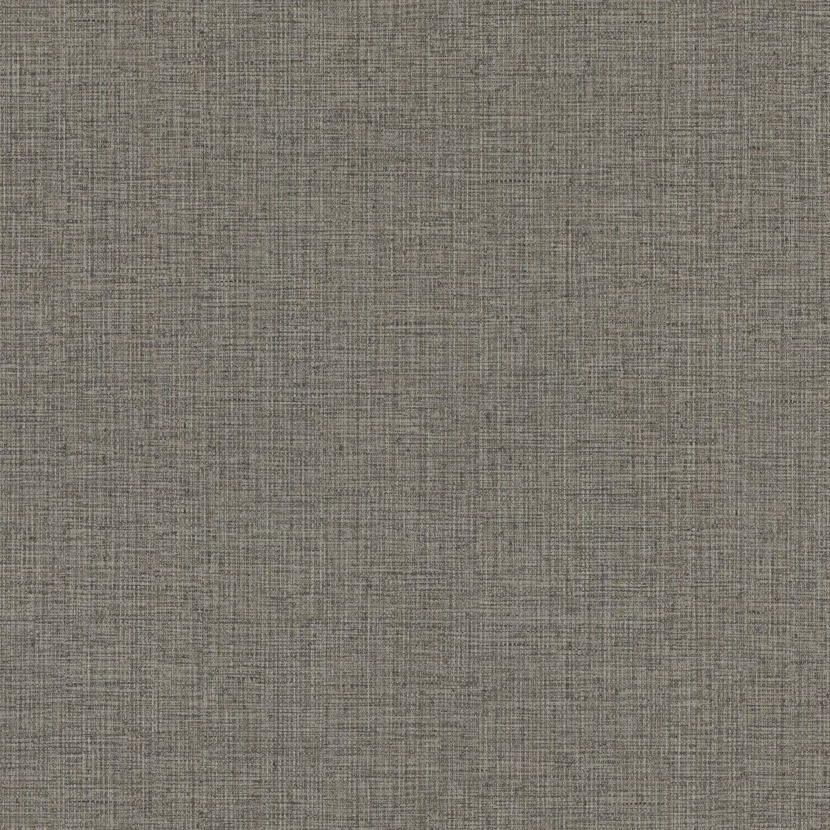 Clarkson Woven Wallpaper in dark gray with a fine, cross-hatched woven texture.