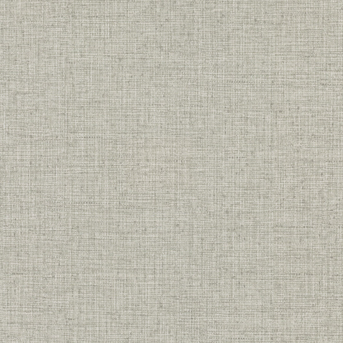 Clarkson Woven Wallpaper in light gray with a fine, textured woven fabric pattern.