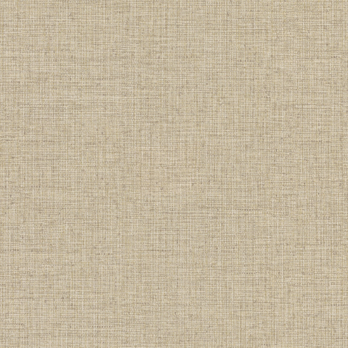 Clarkson Woven Wallpaper in tan with a fine, neutral-toned woven fabric texture.