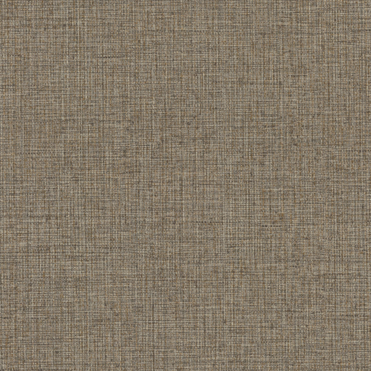 Clarkson Woven Wallpaper in brown with a subtle, tight-knit woven texture.