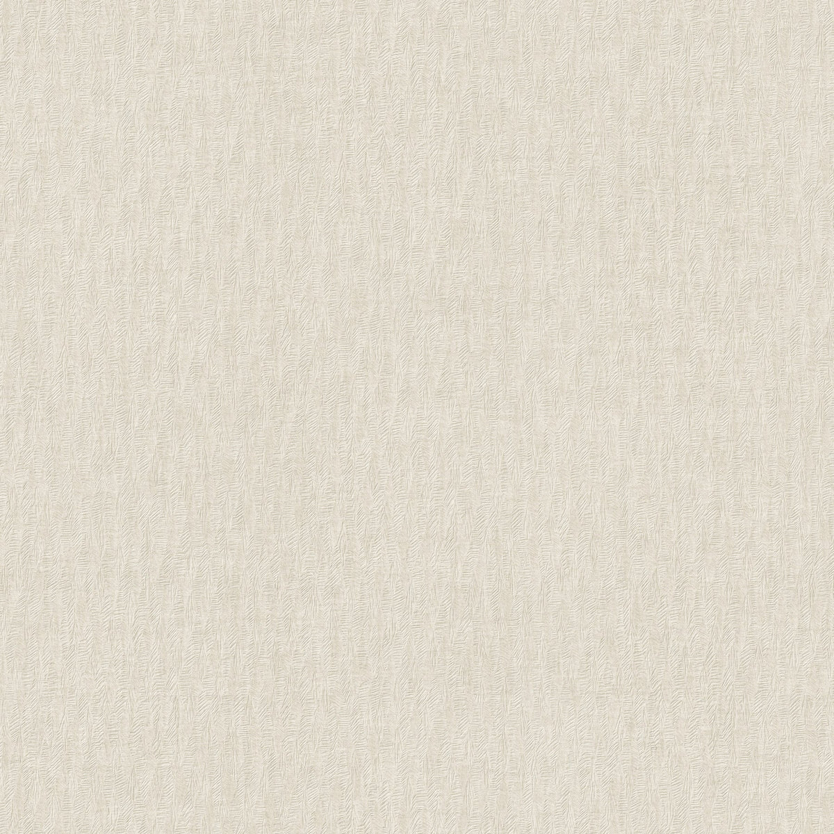Bryson Feathered Texture Wallpaper in off-white with a subtle, vertical feathered texture.