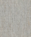 The Chesapeake Ramona Distressed Texture Wallpaper by York Wallcoverings features a gray textured surface with subtle vertical lines and streaks, echoing the look of weathered wood or concrete. Its uniform, neutral pattern creates a rustic and industrial appearance, making it ideal for backgrounds or design elements.