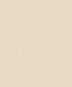 A close-up of the Chesapeake Elijah Texture Wallpaper by York Wallcoverings, featuring a plain beige textured surface with subtle vertical lines that resemble fabric.