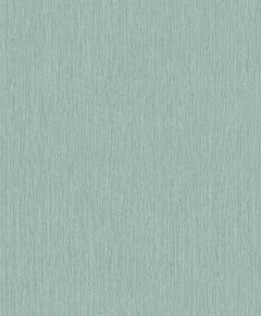 The Chesapeake Elijah Texture Wallpaper by York Wallcoverings features a light blue background accented with thin, vertical lines that evoke the look of fabric or wallpaper. This subtle pattern creates a soft, calming atmosphere without any distinct shapes or objects.
