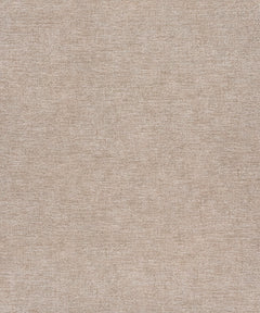 A close-up of the Chesapeake Tansy Distressed Wallpaper by York Wallcoverings, showcasing its neutral, light brown color and subtle woven pattern. The wallpaper’s texture appears soft, even, and gently distressed across the surface.