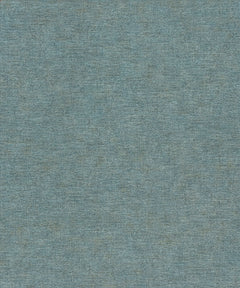 Chesapeake Tansy Distressed Wallpaper by York Wallcoverings features a textured blue fabric-inspired surface, showcasing a soft woven appearance with a subtle blend of lighter and darker blue tones.