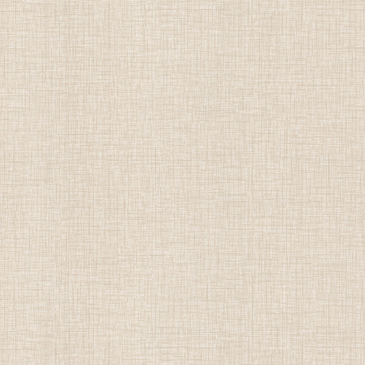 Beau Faux Fabric Wallpaper by York Wallcoverings features a beige tone with a subtle crisscross pattern that mimics linen or woven material, offering a neutral and soft background.