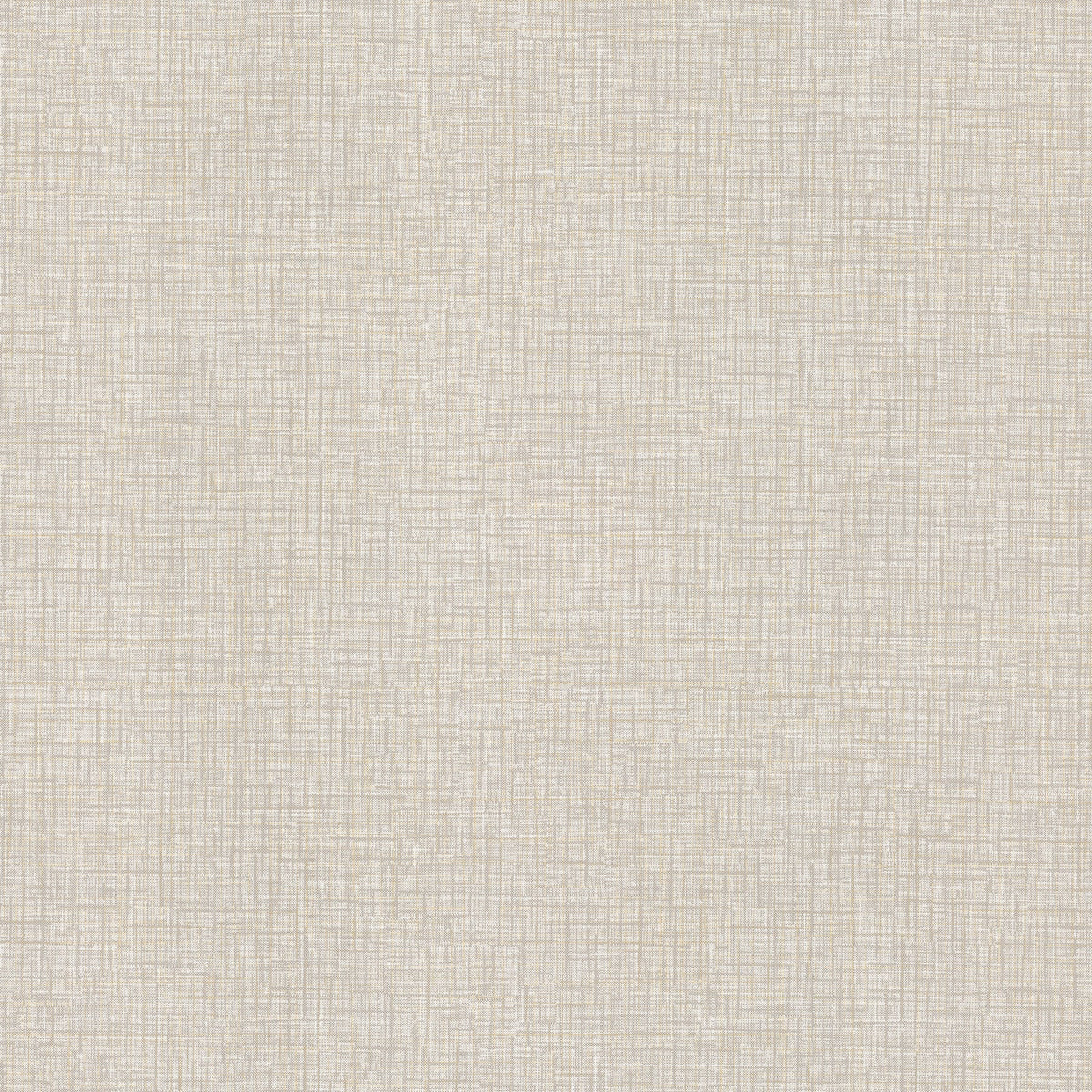 Beau Faux Fabric Wallpaper by York Wallcoverings features a light beige, textured background with a grid-like crosshatch pattern that mimics the look of woven fabric or linen, creating a subtle, neutral, and slightly rustic aesthetic.