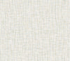 The Rian Linear Abstract Wallpaper by York Wallcoverings features a minimalist design of intersecting, uneven beige and pale blue lines on an off-white background, resembling a hand-drawn grid or woven texture for a soft, subtle, and textured appearance.