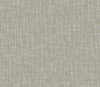 Rian Linear Abstract Wallpaper by York Wallcoverings features an abstract pattern of intersecting beige and white lines forming an irregular grid on a gray background, reminiscent of a woven or lattice texture.