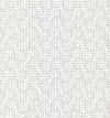 Featuring a light gray geometric maze pattern of interlocking squares and curved lines on a white background, York Wallcoverings’ Ronald Redding Dynastic Lattice Wallpaper offers a symmetrical, modern design.