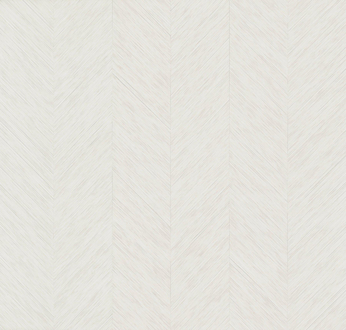 York Wallcoverings’ Chevron Wallpaper features a light beige herringbone pattern, with thin, subtle diagonal lines creating a textured, chevron-like design across the entire surface. This wallpaper offers a minimal look with evenly spaced lines for understated elegance.