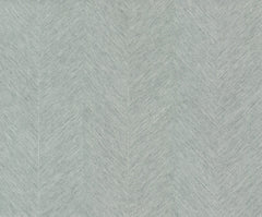 York Wallcoverings’ Chevron Wallpaper features a light grey textured background with a refined herringbone pattern, created by fine, closely spaced diagonal lines that produce a subtle chevron effect across the surface.