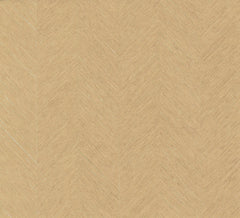 York Wallcoverings’ Chevron Wallpaper features a light tan, textured surface with a subtle chevron pattern created by fine, closely spaced diagonal lines alternating in direction.