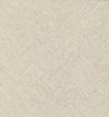 Chevron Wallpaper by York Wallcoverings features a beige and light gray herringbone pattern with a subtle texture, forming a continuous chevron design across the entire surface.
