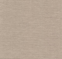 Paper & Thread Weave Wallpaper by York Wallcoverings features a beige-colored textured fabric look with a subtle woven pattern, offering a soft and neutral aesthetic.