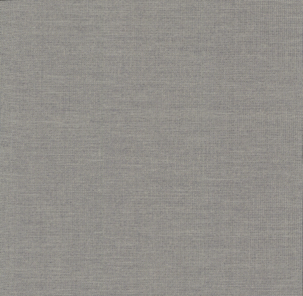 Paper & Thread Weave Wallpaper by York Wallcoverings features a light gray surface with a subtle, textured weave pattern highlighted by fine intersecting horizontal and vertical lines throughout.