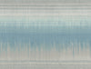 Desert Textile Wallpaper by York Wallcoverings features abstract horizontal blue, white, and gray lines with textured patterns that evoke a soft, woven look reminiscent of fabric or a watercolor landscape.