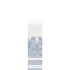 The Henna Wall Mural by York Wallcoverings features a white background adorned with intricate blue patterns, showcasing two peacocks facing each other and geometric designs along the lower edge.