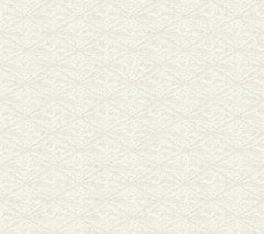 Introducing the High Society Wallpaper by York Wallcoverings, featuring a seamless beige design with repeating diamond shapes and symmetrical, ornate floral and leaf motifs. This light, textured wallpaper creates a subtle and elegant background for any space.