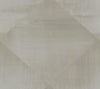 In Clay Wallpaper featuring a large, centered diamond pattern layered over a distressed, monochromatic gray texture.