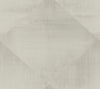 In Clay Wallpaper with a light gray, textured surface featuring a large, centered diamond shape outlined by subtle shifts in tone.