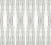 Escalante Wallpaper featuring a repeating vertical pattern of light gray, brushed-texture columns with oval shapes.