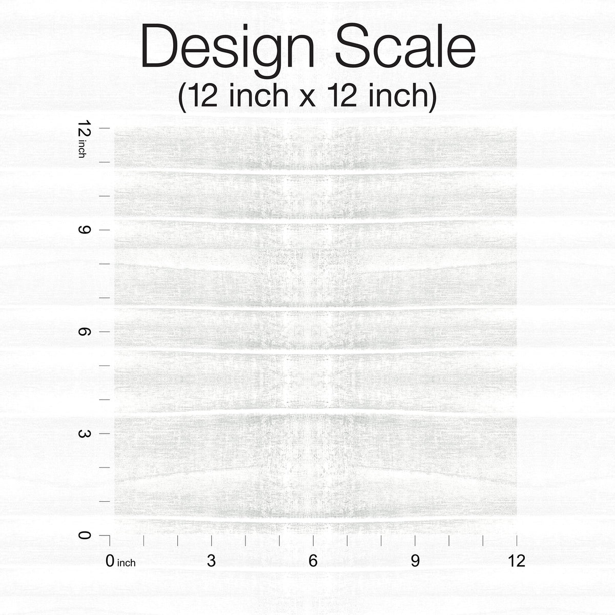 A 12-inch by 12-inch design scale template of Grey Stone Wallpaper showing a grey stone pattern.