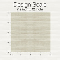 A 12-inch by 12-inch square sample of Grey Stone Wallpaper, featuring a grey stone pattern with horizontal linear texturing.