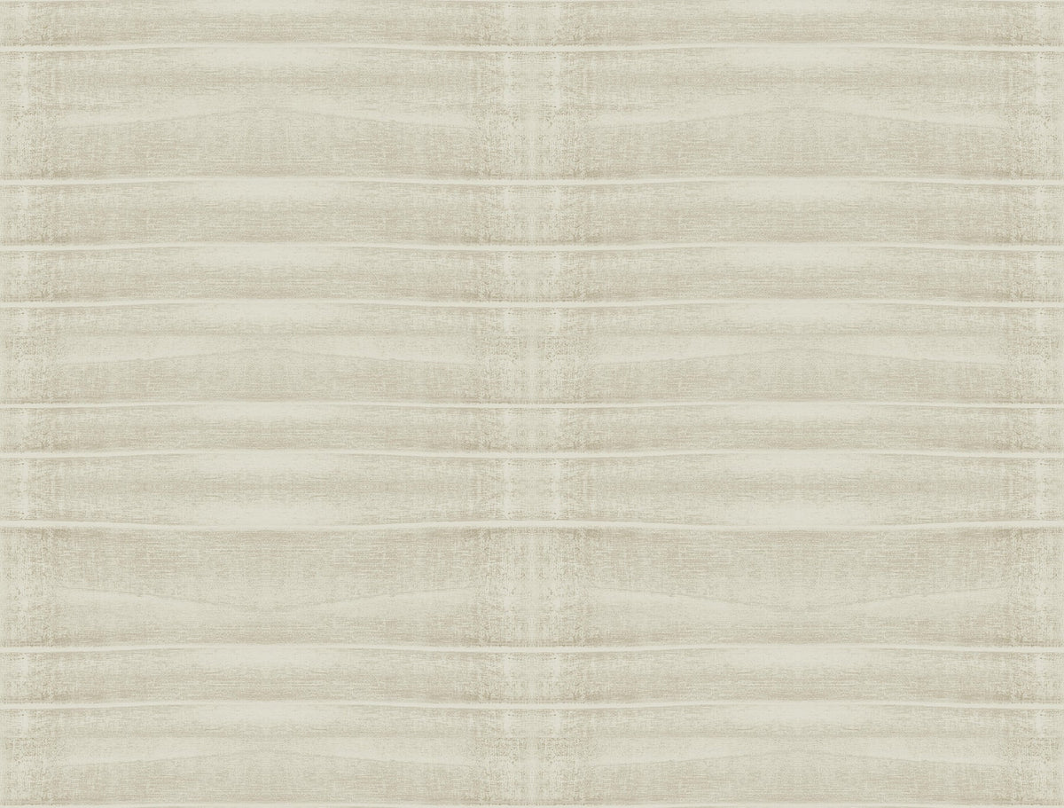 Grey Stone Wallpaper in light beige with a pattern of subtle, horizontal layered stone striations.