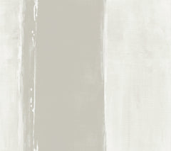 Ink Wash Wallpaper featuring wide, vertical bands of muted gray and off-white with brushstroke textures.