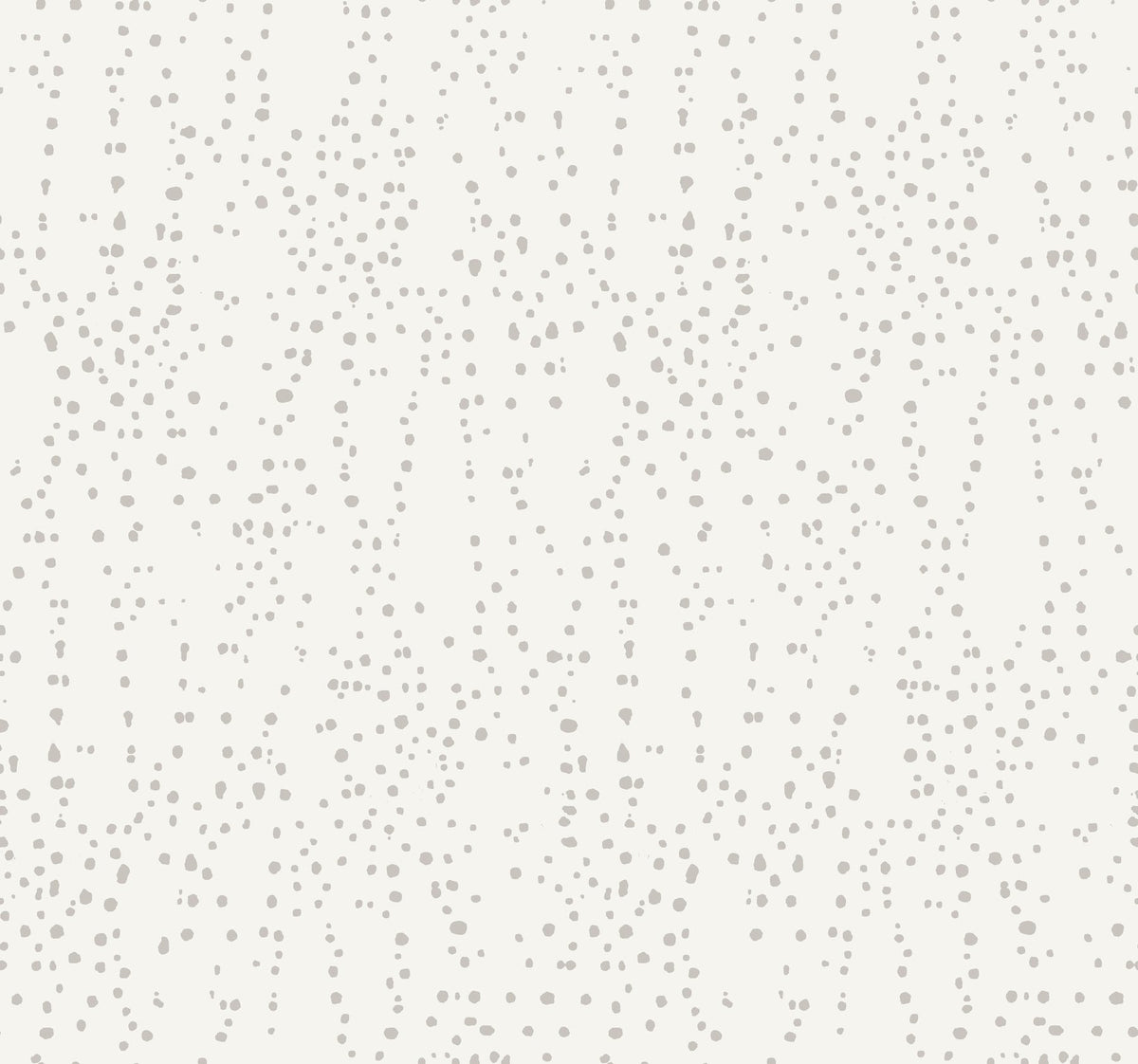 Candice Olson Star Struck Wallpaper by York Wallcoverings in off-white with a subtle, repeating pattern of small, irregularly shaped dots arranged in vertical clusters.