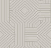 Candice Olson Diverging Diamonds Wallpaper featuring a geometric pattern of overlapping diamonds and parallel lines.