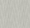 Candice Olson Bargello Wallpaper by York Wallcoverings in light gray, featuring a vertical, textured stripe pattern of varying widths.
