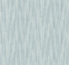 Candice Olson Bargello Wallpaper featuring a vertical pattern of varying light and dark blue lines.