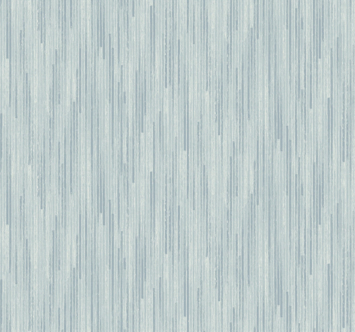 Candice Olson Bargello Wallpaper featuring a vertical pattern of varying light and dark blue lines.