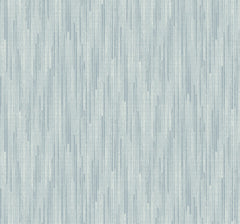 Candice Olson Bargello Wallpaper featuring a vertical pattern of varying light and dark blue lines.