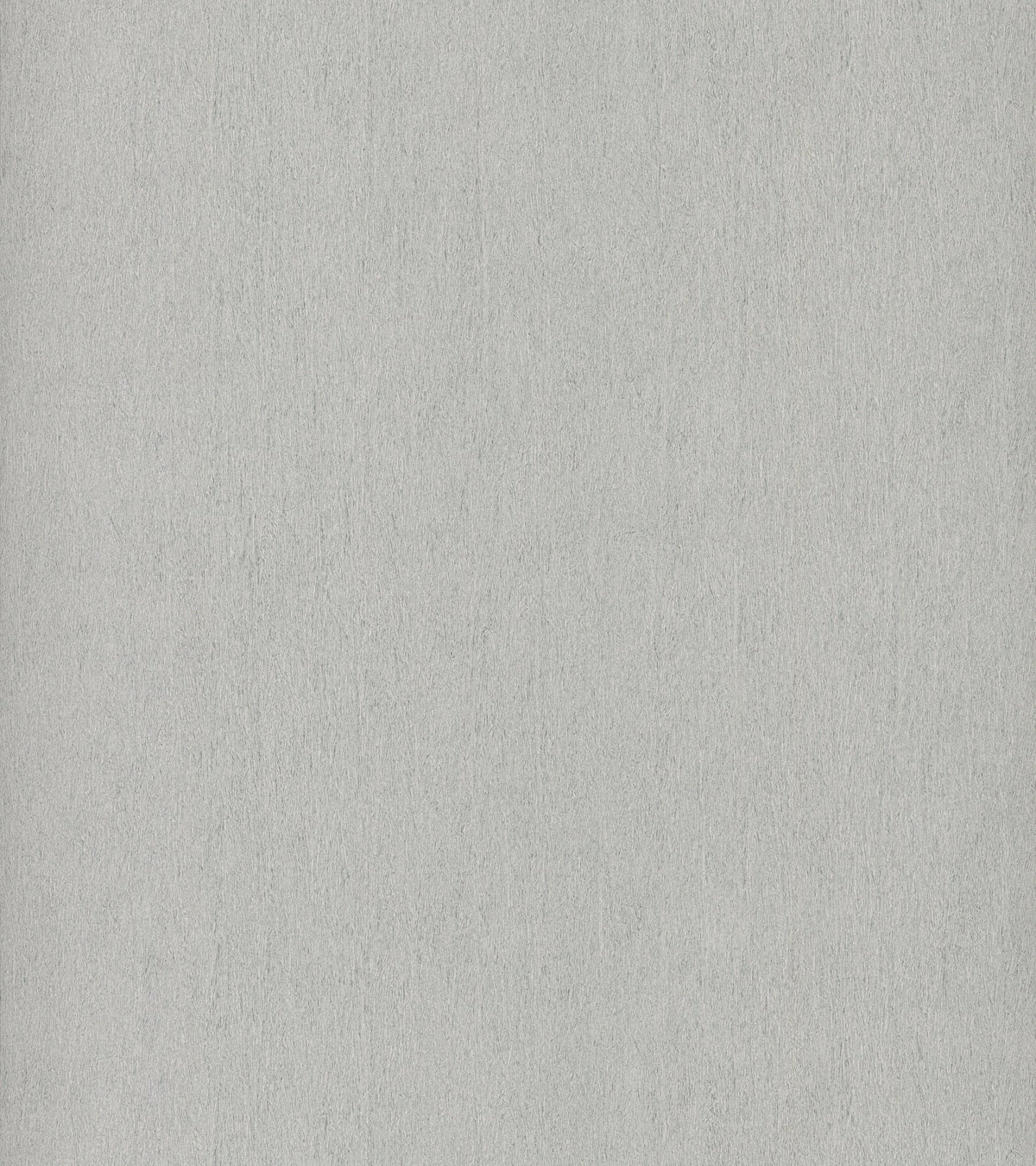 Natural Texture Wallpaper by York Wallcoverings features a light gray textured surface with subtle vertical lines, evoking the look of brushed metal or fine fabric. The uniform pattern and gentle shading create a minimalist and neutral appearance.