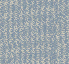 Galaxies Wallpaper by York Wallcoverings features a blue background densely adorned with small, irregular white dots, producing a textured, speckled effect throughout the design.