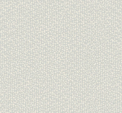 Introducing the Galaxies Wallpaper by York Wallcoverings—a seamless design featuring small, irregular white spots on a light gray background, creating the effect of a subtle animal print or textured surface.