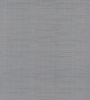 The Ribbon Bamboo Wallpaper by York Wallcoverings features a gray textured surface with thin, horizontal lines of varying lengths and shades, creating a subtle striped pattern across the entire design for a minimalist and abstract effect.